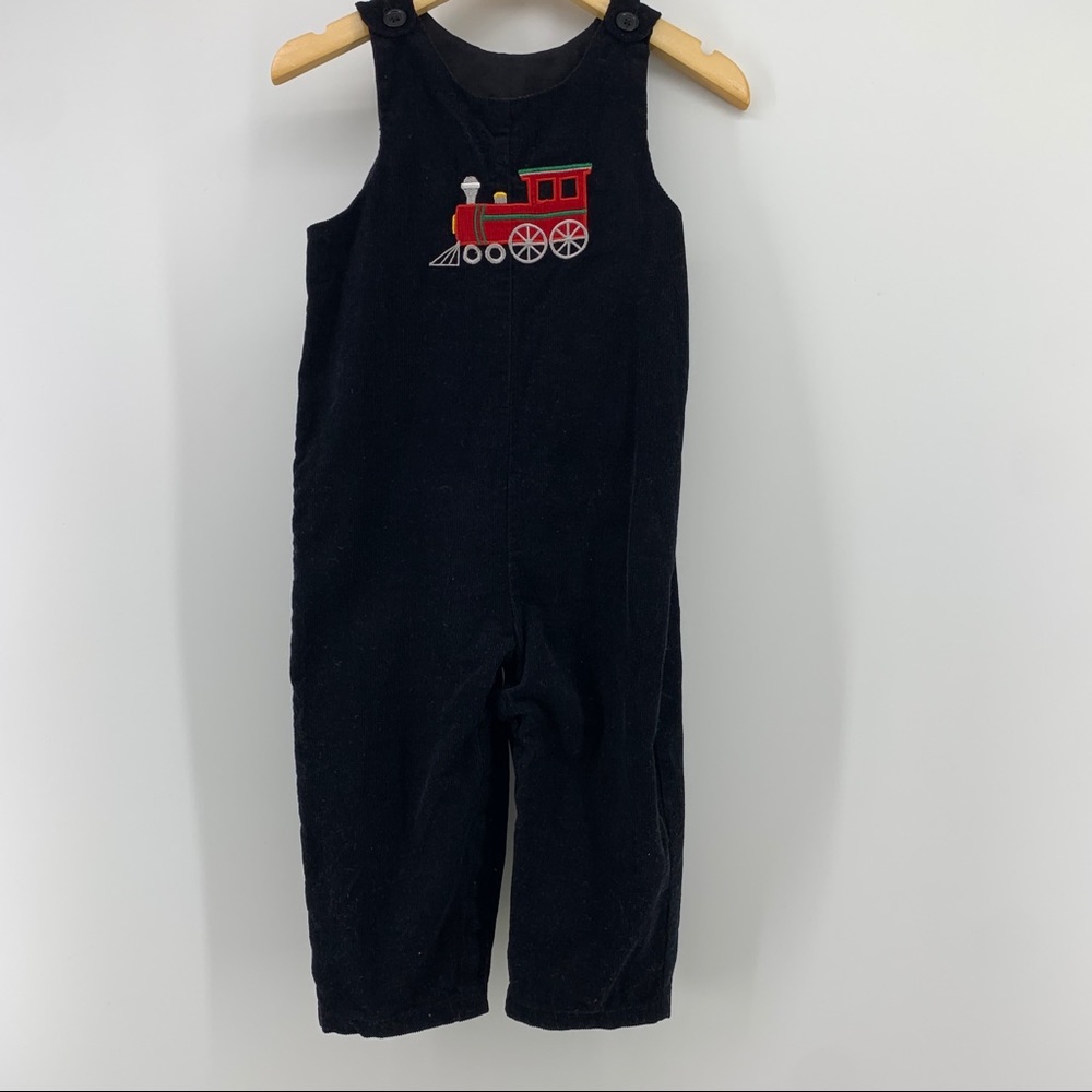 Corduroy longall with train - 24 months